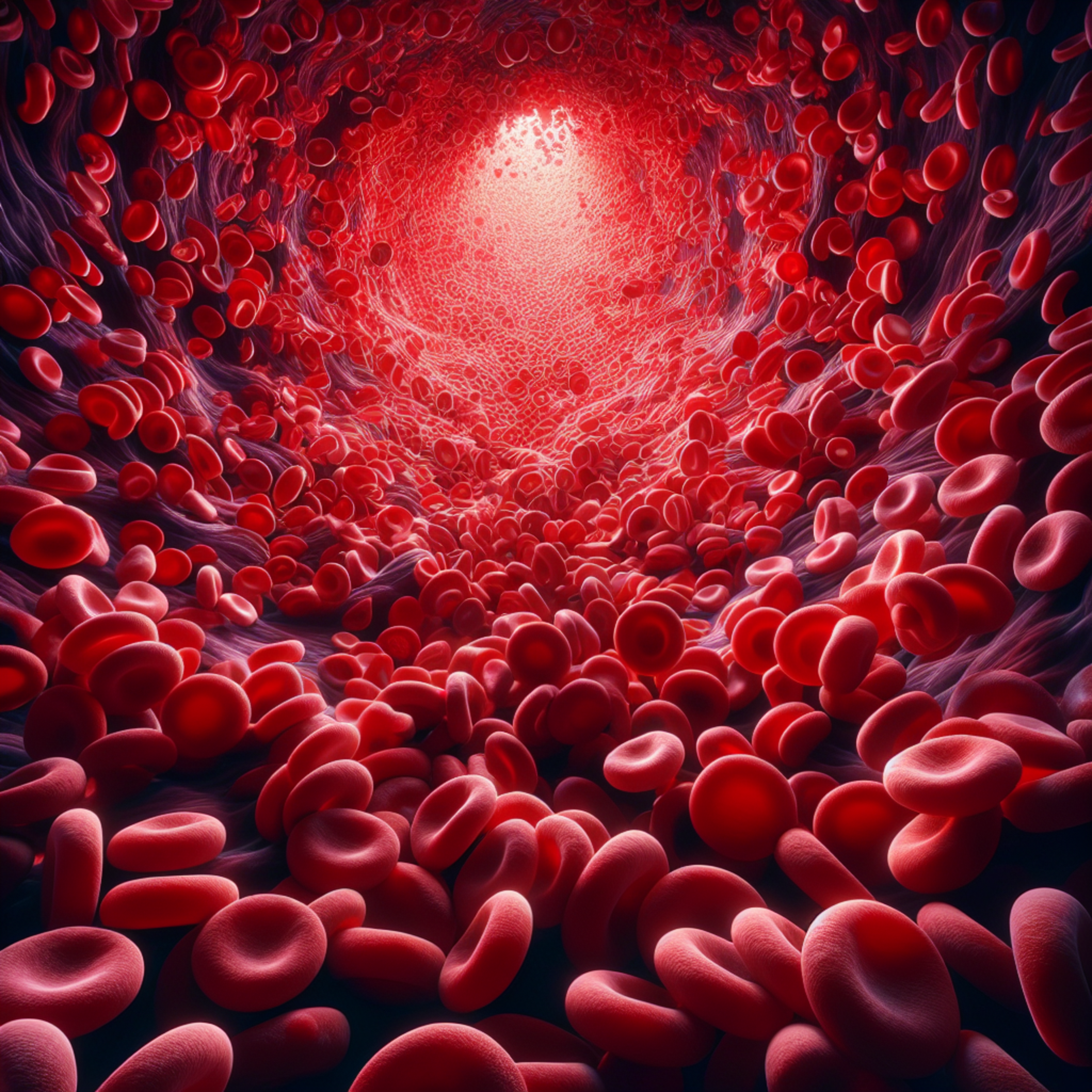 illustration of red blood cells